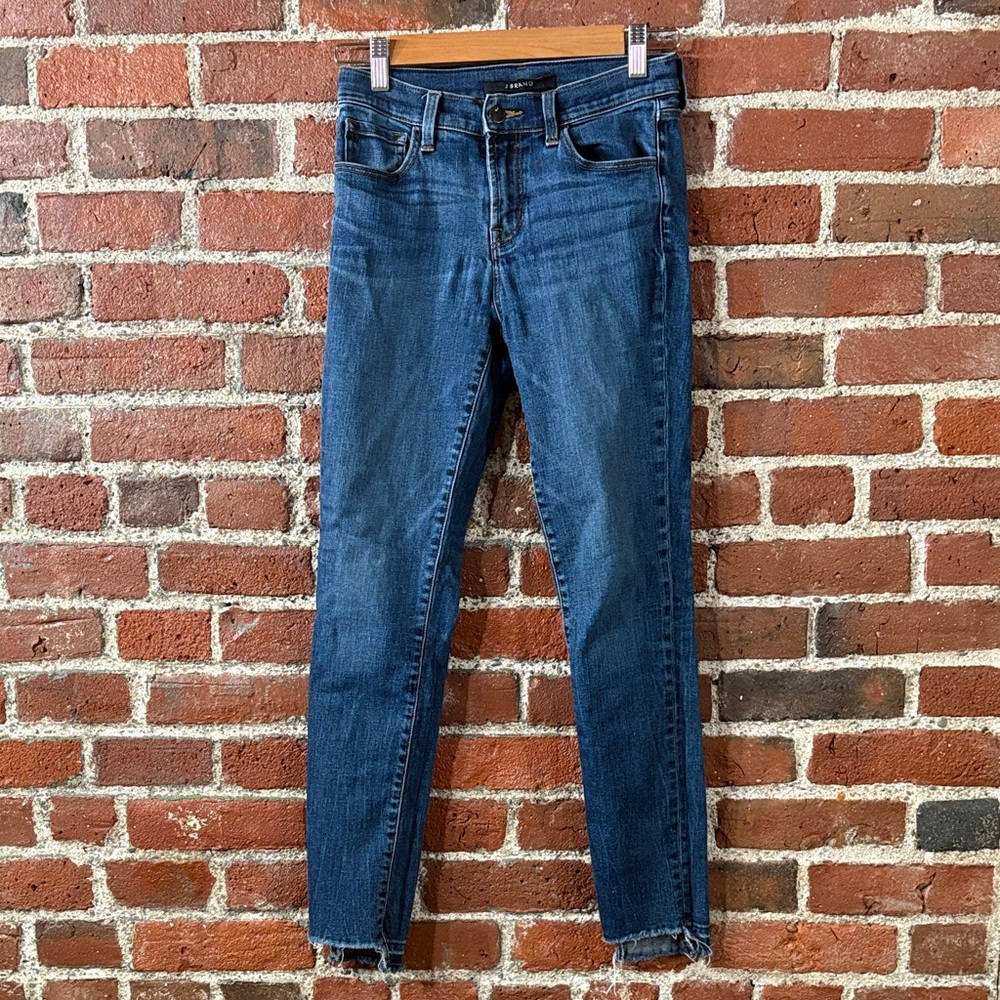 J Brand Dark Blue Skinny Jeans